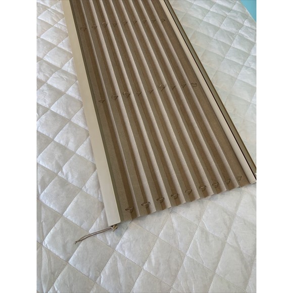 UNITED SHADE 38’’ W X 17’’ H 1" PLEAT SAHARA COLOR RV PLEATED SHADES NEW 😀 - Picture 9 of 14